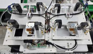 automated fixture system with a pneumatic clamping mechanism