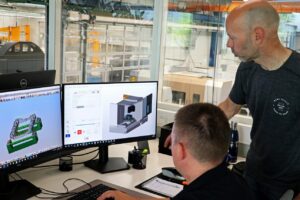 Manufacturing engineering team providing CAM programming and CNC process optimization support