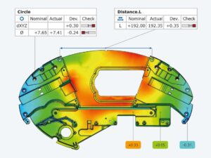3D scanning used to evaluate shrinkage and warpage in injection molded plastic parts