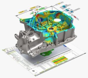 3D scan to CAD deviation analysis of a mechanical housing